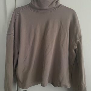 Everlane Women's Cowl Neck Sweater in Taupe